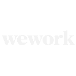 Logo de Wework, partenaire qui a fait confiance à L'OCEANE pour son nettoyage.