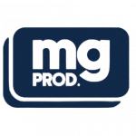 Logo de MG Prod, partenaire qui a fait confiance à L'OCEANE pour son nettoyage.