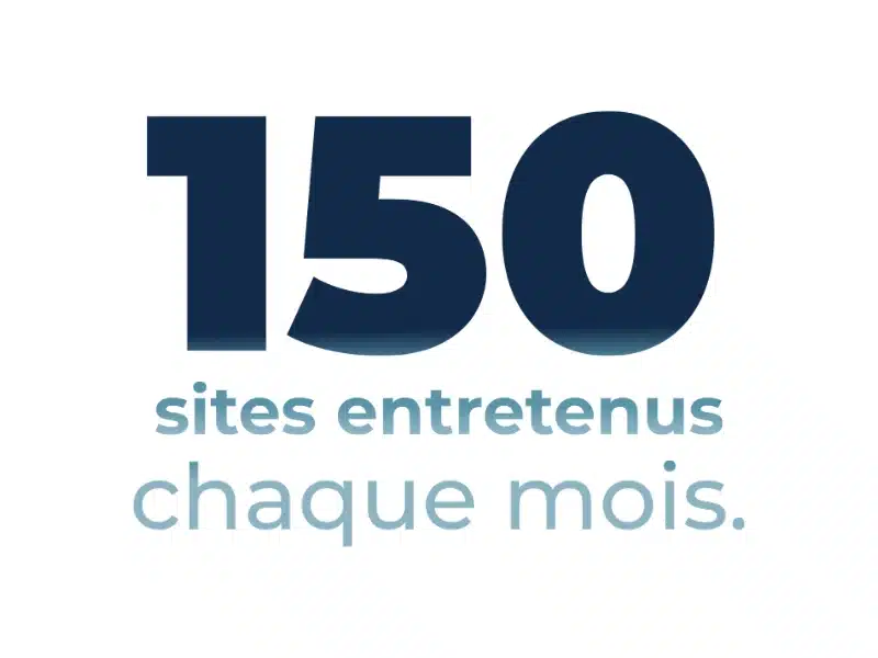 Chiffre clé L'OCÉANE - 150 sites professionnels nettoyés chaque mois en Île-de-France