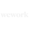 Logo de Wework, partenaire qui a fait confiance à L'OCEANE pour son nettoyage.
